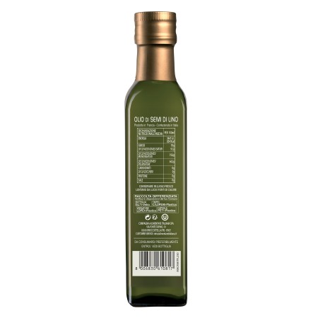 Olio di Semi di Lino - retro