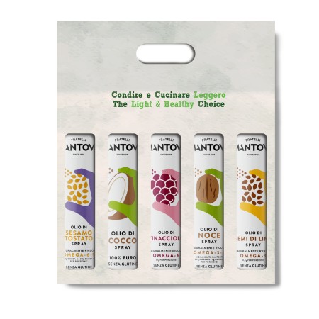 Idee regalo: confezione 5x200 ML olio spray Idee regalo: confezione 5x200 ML olio spray