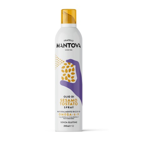 Gift package of 5X200 ml spray nutraceuticals: Toasted Sesame, Coconut, Grape seed, Walnut and Flaxseed oils Gift package of 5X200 ml spray nutraceuticals: Toasted Sesame, Coconut, Grape seed, Walnut and Flaxseed oils