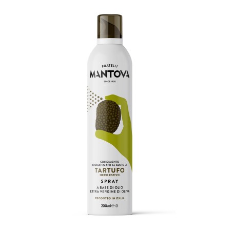 Gift package of 3X250 ml spray: extra virgin olive oil, garlic and black truffle condiment Gift package of 3X250 ml spray: extra virgin olive oil, garlic and black truffle condiment