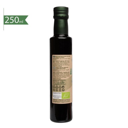 Olio di avocato biologico 250 ml retro etichetta Olio di avocato biologico 250 ml retro etichetta