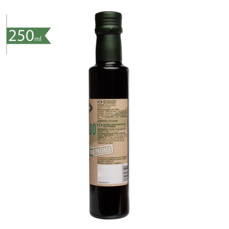 Olio di avocado biologico 250 ml retro etichetta lato destro Olio di avocado biologico 250 ml retro etichetta lato destro