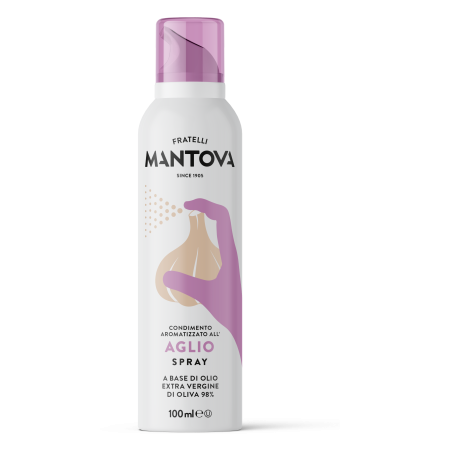 Confection 5x100 ml. Spray :  huile vierge extra d’huile d’olive, assaisonnement à l’AIL, au CITRON, au PIMENT, à la TRUFFE