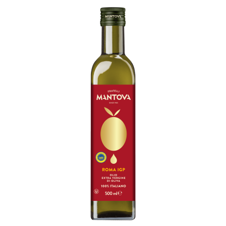 Huile d'Olive Vierge Extra "Olio di Roma" IGP Extraite à Froid 500ml - Fratelli Mantova