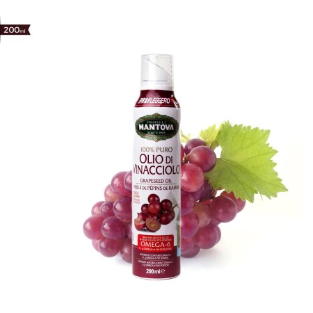 Confezione 5X200 ml spray nutraceutico: olio di Avocado, di Semi di Lino, di Vinacciolo, di Sesamo Tostato e di Riso Confezione 5X200 ml spray nutraceutico: olio di Avocado, di Semi di Lino, di Vinacciolo, di Sesamo Tostato e di Riso