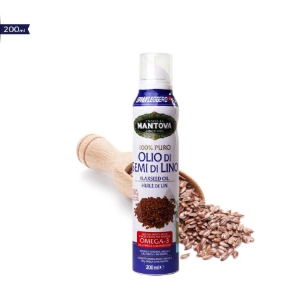 200 ml Olio spray di semi di Lino 200 ml Olio spray di semi di Lino