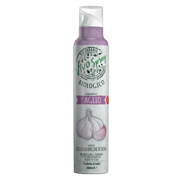 Organic Garlic flavoured Extra Virgin Olive Oil Spray