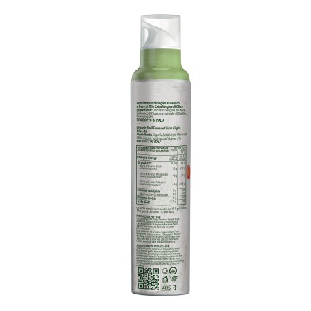 VIVO SPRAY BASILICO Spray in Olio Extra Vergine di Oliva BIOLOGICO 100% italiano VIVO SPRAY BASILICO Spray in Olio Extra Vergine di Oliva BIOLOGICO 100% italiano