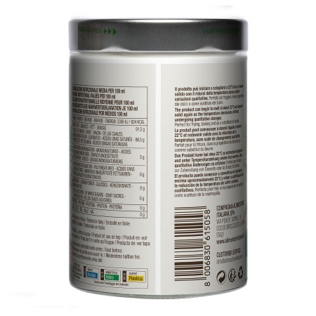 Olio di Cocco Vergine Biologico retro Olio di Cocco Vergine Biologico retro